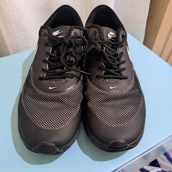 Womens Nike Air Max Thea black running shoes size 8.5 - Picture 4 of 7